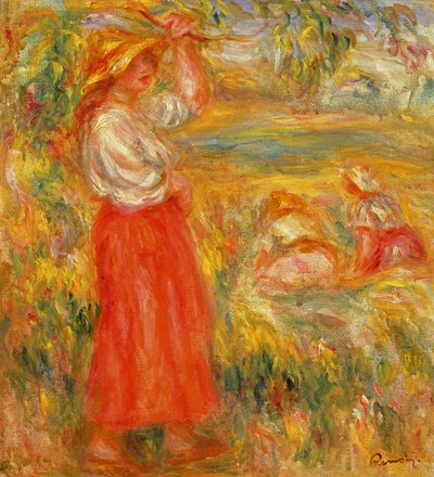 Reapers, c.1919 by Pierre Auguste Renoir